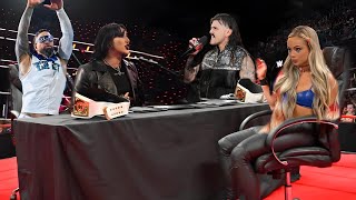 WWE 23 Sept 2024 Rhea Ripley amp Jey Uso vs Liv Morgan amp Dominik Mysterio Contract Signing Highlights [upl. by Columbyne]