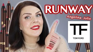 Tom Ford Angelina Jolie Runway  Lip LinerampLipstick Review Swatches 😱 [upl. by Niras134]