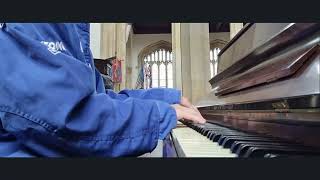 playing an old piano at church [upl. by Massab]