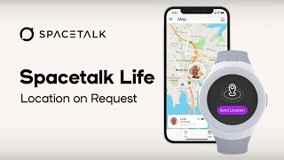 Spacetalk LIFE the SAFE and stylish SMART WATCH for SENIORS  learn the Location on Request feature [upl. by Adnyl]