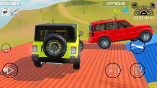 Car Game Video  Mega Ramp Driving  Scorpio and Thar  Mahindra  Stunt  Android [upl. by Innis]