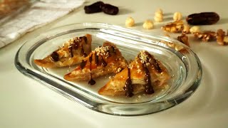 Postre de Hojaldre Inspirado En Los BAKLAVA Saludable [upl. by Eninahs]