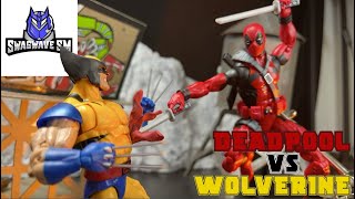 Deadpool amp Wolverine Stop Motion  Wolverine vs Deadpool Epic Fight Animation [upl. by Norahs]