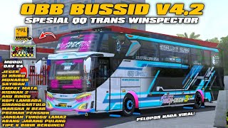 OBB BUSSID V42 SPESIAL QQ TRANS WINSPECTOR FULL BASURI MODUL DAV V4 NADA VIRAL TERBARU [upl. by Lidia358]