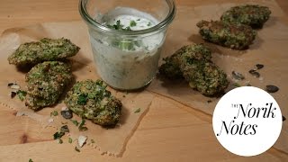 Brokkoli Kroketten mit Mandeln und Parmesan  Low Carb  Note 20 [upl. by Polk]