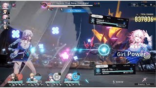 You Dont Need Healer When You Use This Team  Honkai Star Rail Swarm Disaster Difficulty 4 [upl. by Dosia]