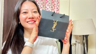 YSL Perfume Review is it worth the Hype  Skin care Haul  Korean Skin Care Product haul [upl. by Gerdi]