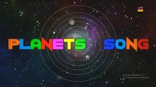 Planeten Lied  lernen Planeten  Kinder Lied  Plamets Names For Kids  Kids Song  Planets Song [upl. by Inobe575]