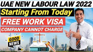 UAE New Labour Law  UAE Labour UAE 2022 [upl. by Christianity]