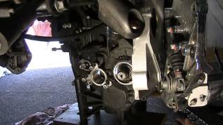 BMW K1200LT Transmission Removal DIY [upl. by Nerval]