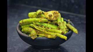 Athela Marcha  Green Chili Pickle Recipe  Vadhvani Marcha Recipe  Home Made Masalo  MrRagada [upl. by Crabb310]