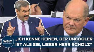 MARKUS SÖDER Keiner in Deutschland ist uncooler als Scholz – Habeck mitverantwortlich für Desaster [upl. by Roselba880]