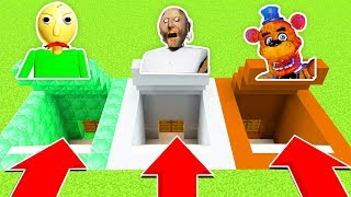 DO NOT CHOOSE THE WRONG SECRET BASE BALDIS BASICSGRANNYFNAF Ps3Xbox360PS4XboxOnePEMCPE [upl. by Ayinat]