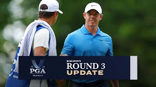 2024 PGA Championship ROUND 3 UPDATE Rory McIlroy SOARING UP Leaderboard I CBS Sports [upl. by Nerag93]