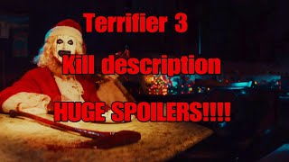 Terrifier 3 ALL KILL DESCRITPION  HUGE SPOILERS [upl. by Oza]