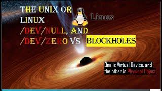 The devnull and devzero vs BLAK HOLES Linux What is devnull [upl. by Acul713]