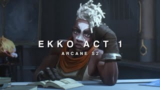 Ekko Season 2 Act 1 Scenes for Editing  ARCANE [upl. by Berky]