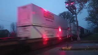 BNSF NORTHBOUND INTERMODAL TRAIN AT LA CROSSE WI 1152024 ELECTION DAY [upl. by Soraya]