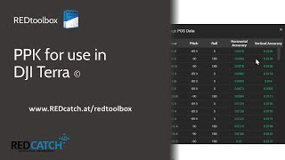 REDtoolbox tutorial  Import PPK coordinates in DJI Terra software [upl. by Yerffe]