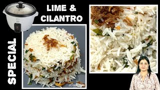 Lime and Cilantro Rice Recipe  A perfect dinner is where the magic happens in the kitchen Must try [upl. by Damalas]