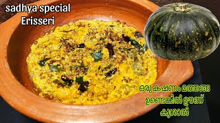 sadhya special pumbkin errisseriമത്തങ്ങ എരിശ്ശേരി  quickampeasy recipe [upl. by Ellehcem]