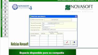 CIERRE DE CUENTAS DE RESULTADOS A FIN DE AÑO EN EL MODULO DE CONTABILIDAD NOVASOFT [upl. by Terena]