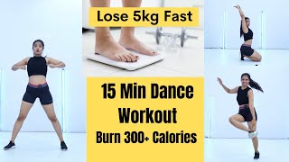 15 Min Daily Dance Workout for Weight Loss at home  Lose 5kgs Fast Challenge  Somya Luhadia [upl. by Bloom370]