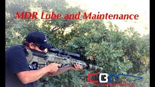 Desert Tech MDR lubrication and maintenance 65 Creedmoor 308 rifle like an AR15 but better [upl. by Groscr]