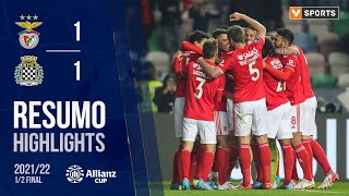 Highlights  Resumo Benfica 11 Boavista Taça da Liga 2122  MeiasFinais [upl. by Tolliver]