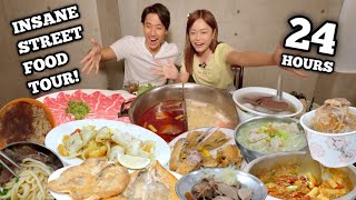 24 HOURS INSANE TAIPEI FOOD TOUR ft xiaohuifoodie   TOP 10 MUST EAT IN TAIPEI TAIWAN [upl. by Ecila544]