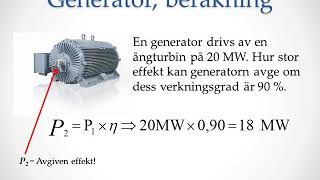 Energiteknik Modul 22 Verkningsgrad [upl. by Parcel]