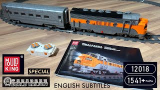 Mould King 12018 USA EMD F7 WP Diesel Locomotive kurz gezeigt [upl. by Nwahsyt756]