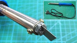 How to make hot knife cutter Acrylic Plexiglass Plastic PVC and Foam Cutter [upl. by Mosa]