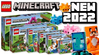 LEGO Minecraft 2022 Sets OFFICIALLY Revealed [upl. by Ellesor]