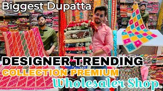 मात्र ₹85 Tr Silk Dupattas  Premium Lajpat Nagar  Wholesale amp Retail Biggest  Manufacturer [upl. by Canada]