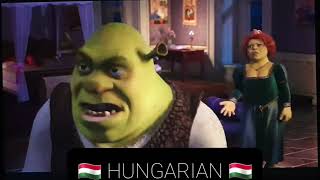 SHREK 2 Shrek and Princess Fiona arguing scene in 30 languages [upl. by Qirat]