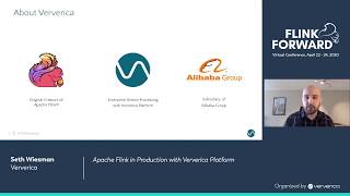 Apache Flink in Production with Ververica Platform  Seth Wiesman [upl. by Neall]