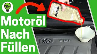 Motoröl Nachfüllen ✅ ULTIMATIVE ANLEITUNG Wie Öl im Auto Auffüllen amp Wo Selber Richtig Einfüllen [upl. by Wyn]