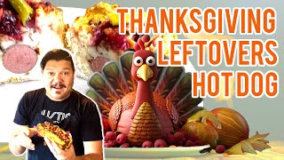 THE MOST RIDICULOUS THANKSGIVING HOT DOG GOBBLE GOBBLE [upl. by Necaj]