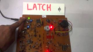 Latch using 555 Timer IC [upl. by Melly]