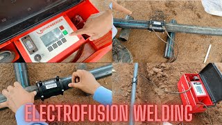 Electrofusion welding procedure l Electro fusion Welding at site l Electro fusion jointing [upl. by Madra]