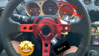 Quick Release Steering Wheel Walkthrough w Cruise Control and Horn [upl. by Nylg256]