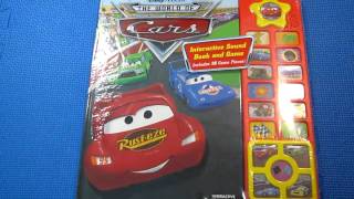 Disney Cars  Interactive PlayaSound Book 閃電麥昆有聲書 【🎈愛米粒小舖】 [upl. by Dnomhcir351]