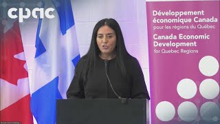 La ministre Martinez Ferrada annonce des investissements de 16 M au Québec – 12 novembre 2024 [upl. by Othe925]