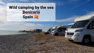 Free overnight Campingcar stop over by the Sea Benicarloó Spain 🇪🇸 [upl. by Nave]