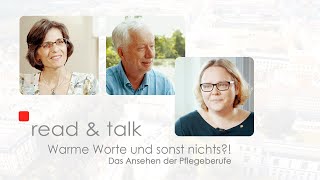 read amp talk Warme Worte und sonst nichts – Das Ansehen der Pflegeberufe [upl. by Artemed]