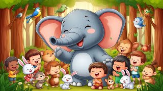 हाथी राजा  cartoon hathi song video  elephant 🐘 cartoon video  cartoon  hindi kids song  hathi [upl. by Cronin]