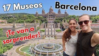 🔴 Los 17 Mejores MUSEOS que ver en BARCELONA 4K  Cataluña  España [upl. by Eiramit]