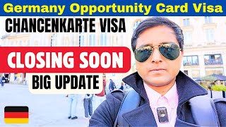 Germany Job Opportunity Card Visa  Chancenkarte Visa  Closing Soon  Big Update 2025 Visa Reality [upl. by Omari]