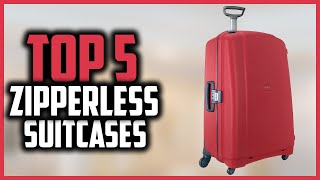 Top 5 Best Zipperless Suitcases of 2024 [upl. by Adyl666]